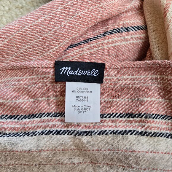 Madewell 94% Silk Scarf Wrap - Picture 8 of 10